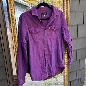 Mishka flannel button down size med